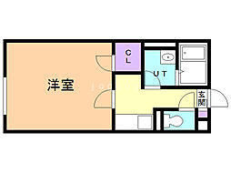 レオパレススマイル 1Kの間取図画像