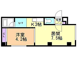 Settle白石 1LDKの間取図画像