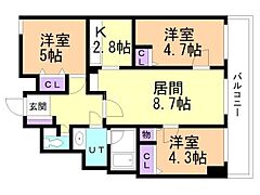 物件の間取り