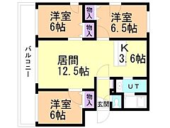 物件の間取り
