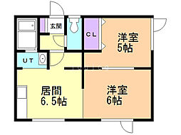 間取図画像 1LDK