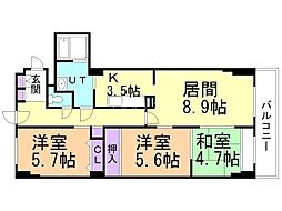 間取図画像 3LDK