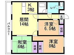 物件の間取り