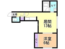 間取図画像 1LDK