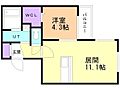 カレラ平岸4階6.8万円