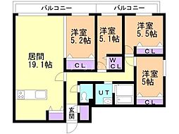 間取図画像 4LDK