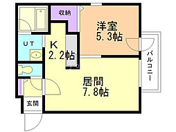 間取図画像 1LDK