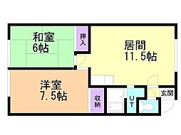 ビューティ4・3B 3階/206