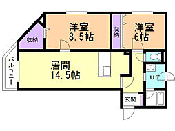 第10森宅建豊平ビル 3階/301