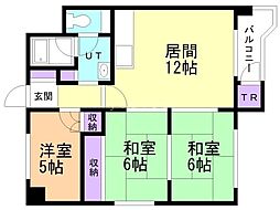 間取図画像 3LDK