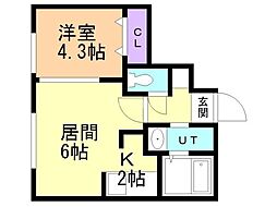 札幌市営東西線 白石駅 徒歩5分 4階/-