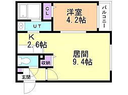 間取図画像 1LDK