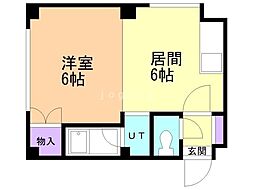 ローヤルハイツ南平岸Ｃ棟 3階