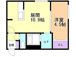 間取図画像 1LDK