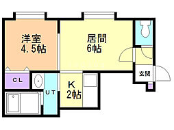 間取図画像 1LDK