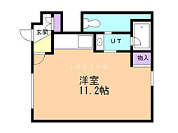 センタービレッジ813 ワンルームの間取図画像