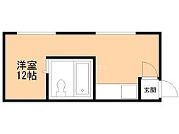 サンハイツ ワンルームの間取図画像