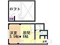 シャトー中の島3階3.3万円