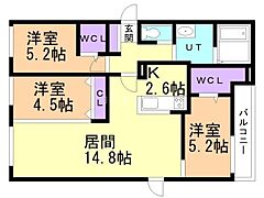 物件の間取り