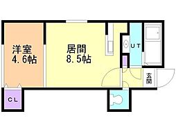 アイプラス 1LDKの間取図画像