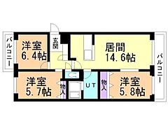 物件の間取り