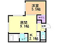 エルキューブ学園前2階5.6万円