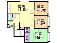 物件の間取り