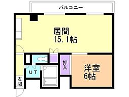 間取図画像 1LDK