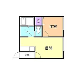 間取図画像 1DK