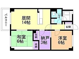 間取図画像 2SLDK