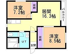物件の間取り