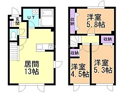 コンフォールC 3LDKの間取図画像