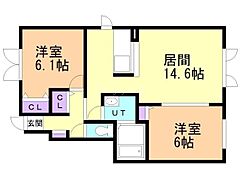 物件の間取り