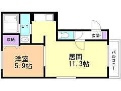 物件の間取り
