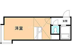 メゾン文京台 ワンルームの間取図画像