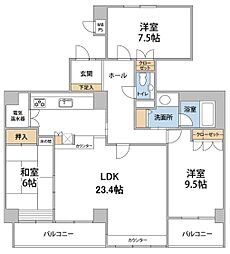 間取図画像 3LDK