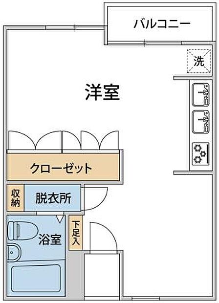 京町で叶える快適空間、ペットと暮らす南東向き1R。