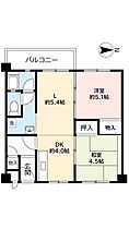 UR鈴蘭台第五 0026-0302 ｜ 兵庫県神戸市北区君影町3丁目（賃貸マンション2LDK・3階・45.81㎡） その2