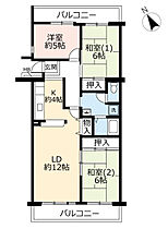 URアミティ学園西町 0728-0504 ｜ 兵庫県神戸市西区学園西町7丁目（賃貸マンション3LDK・5階・76.44㎡） その2