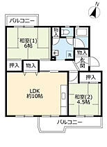 UR中山五月台  ｜ 兵庫県宝塚市中山五月台5丁目（賃貸マンション2LDK・3階・61.24㎡） その2