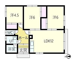 東光13条9丁目平家10  ｜ 北海道旭川市東光十三条9丁目（賃貸一戸建3LDK・--・64.80㎡） その2