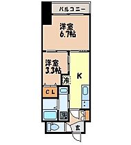 SQUARE CODE　TATEIWA 303 ｜ 長崎県長崎市立岩町1-32（賃貸マンション2K・3階・32.38㎡） その2