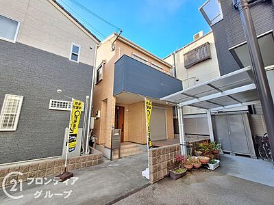 外観：【外観】木造の2階建ての中古物件！内装フルリフォーム予定◎イメージ画像あり。