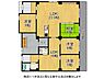 間取り：南向き、全室窓のある4LDKの間取りです！ＬＤＫは23．5帖+10帖の広々33帖！