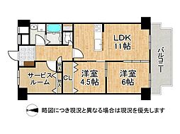 間取図画像 2SLDK