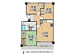 間取図画像 3LDK
