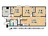 間取り：角部屋につき採光・通風良好！豊富な収納スペースやゆとりある約14.5帖のLDKが特徴の間取りです。