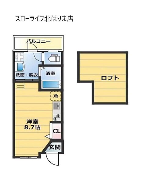 エル・サッスーンYASHIRO 106｜兵庫県加東市家原(賃貸アパート1R・1階・21.12㎡)の写真 その2