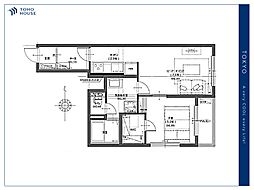 ビラ大泉学園 1LDKの間取図画像