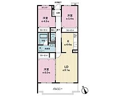 間取図画像 3LDK